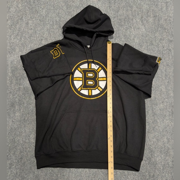 NHL Boston Bruins Black Gildan Hoodie Sweatshirt Men's XL - Picture 4 of 6